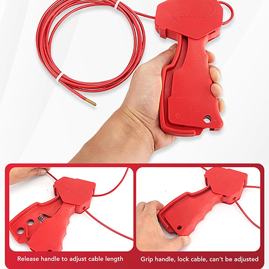 Khóa cáp tay cầm kẹp có thể điều chỉnh PROLOCKEY CB02