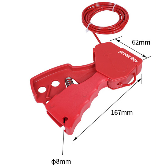 Khóa cáp tay cầm kẹp có thể điều chỉnh PROLOCKEY CB02