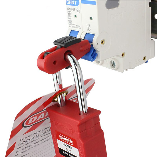 Khóa LOTO CB Tép đa cực chốt hướng ra PROLOCKEY POT