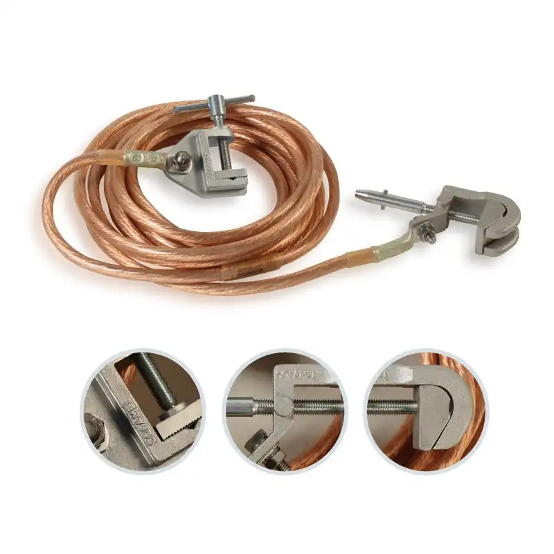 Bộ Dây Tiếp Địa Đơn Pha SOFAMEL PATF-MPU 7m – Kẹp MPU Ø4–30mm, Cáp Đồng 50mm²