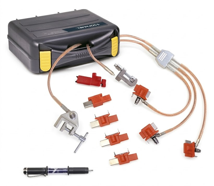 Bộ tiếp địa và ngắn mạch hạ áp SOFAMEL ECBT-ID: Sử dụng lưỡi NH00, NH1–3 và kẹp trung tính PTA/MPUCN