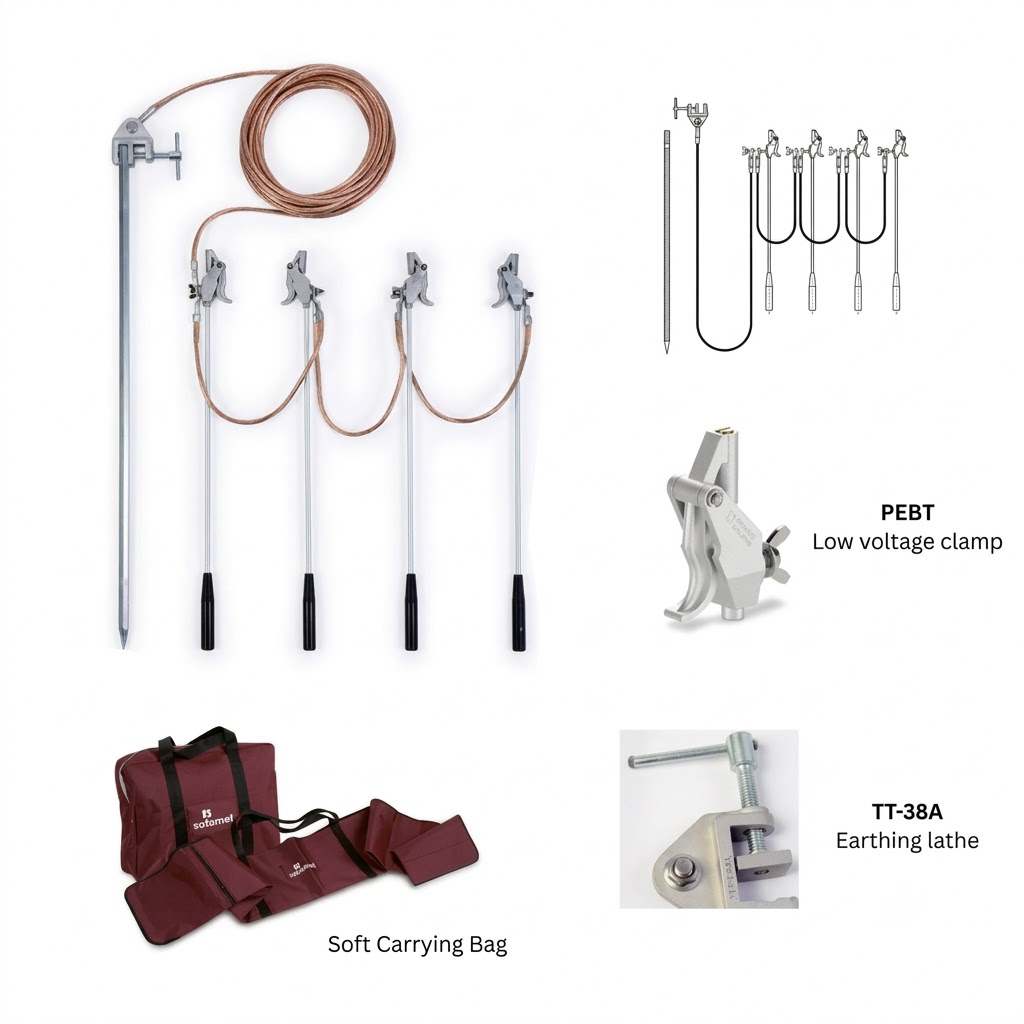 Bộ tiếp địa và ngắn mạch Sofamel ELBT-PAT/CC: Chuyên dụng cho đường dây trên không hạ áp