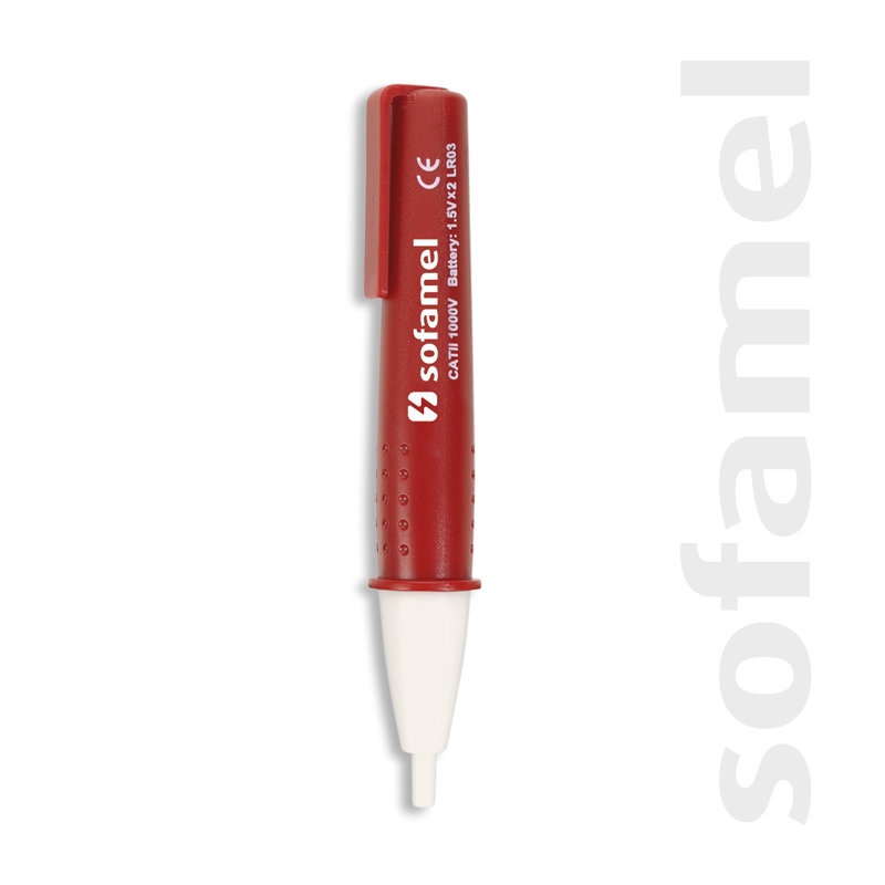 Bút thử điện hạ thế 12-1000V AC CAT III 1000V Sofamel TESTER PRC