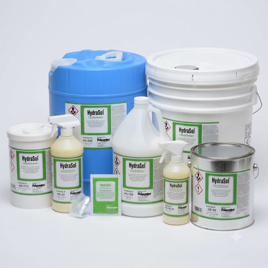 Polywater HydraSol – Chất tẩy rửa dung môi gốc nước chuyên dụng loại bỏ mỡ/gel cáp viễn thông