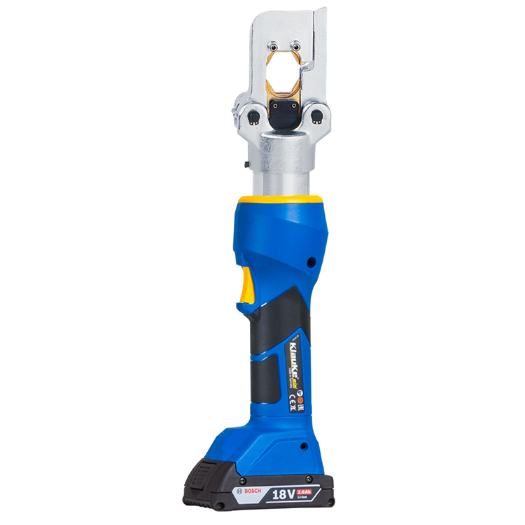 Kìm bấm cos thủy lực Klauke EK 50/5: Bấm đầu cốt đến 240mm² bằng pin 18V, hệ IPS và kết nối Bluetooth