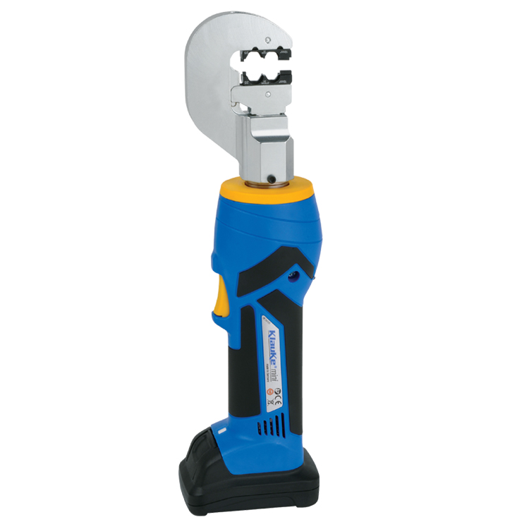 Kìm bấm cos thủy lực Klauke EK15/50: Bấm đầu cốt 0.14-50mm² bằng pin, ngàm dẫn hướng song song