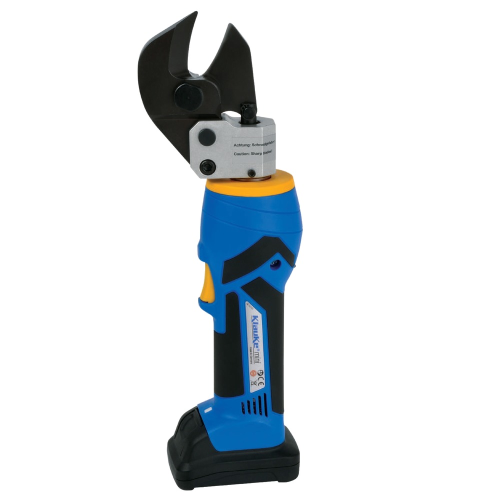 Kìm cắt cáp thủy lực Klauke ES 20 ML: cắt cáp ACSR, nhôm/đồng và thanh cái đến 20mm bằng pin 10,8V
