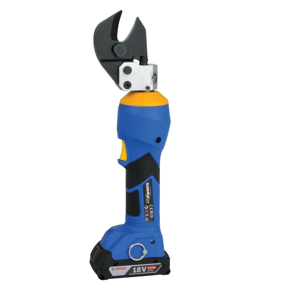 Kìm cắt cáp thủy lực Klauke ES 20: cắt cáp ACSR, nhôm/đồng, thanh cái đến 20mm bằng pin 18V