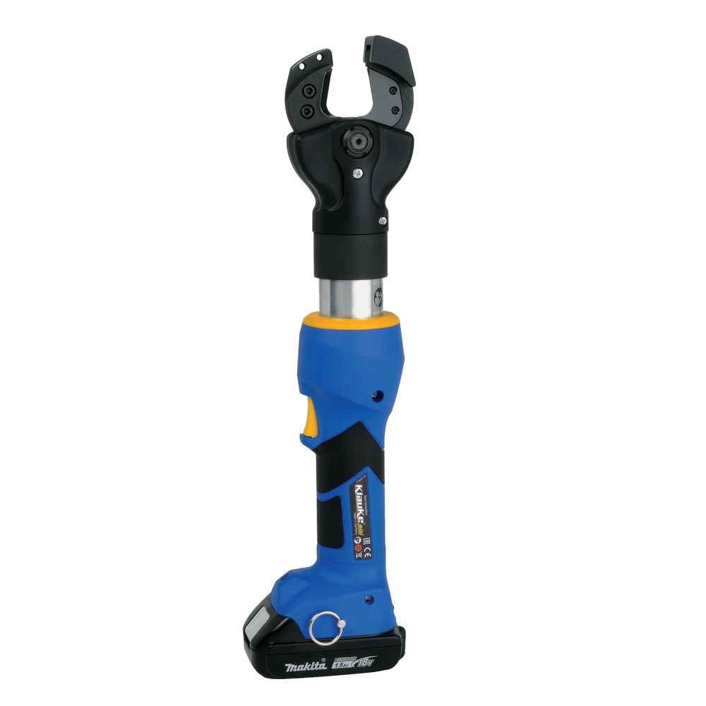 Kìm cắt cáp thủy lực Klauke ESM 25: cắt dây ACSR, Aldrey, dây neo, lực cắt 67kN, pin 18V