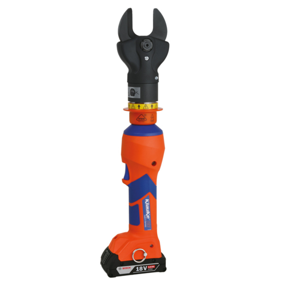 Klauke ESM 35 IS VDE: Kìm cắt cáp thủy lực dùng pin Ø35 mm, cách điện VDE 1000 V, nhẹ 2,9 kg