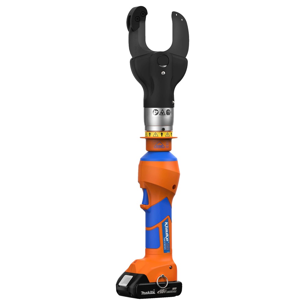 Klauke ESM 50 IS VDE: Kìm cắt cáp thủy lực dùng pin Ø50 mm, cách điện VDE 1000 V