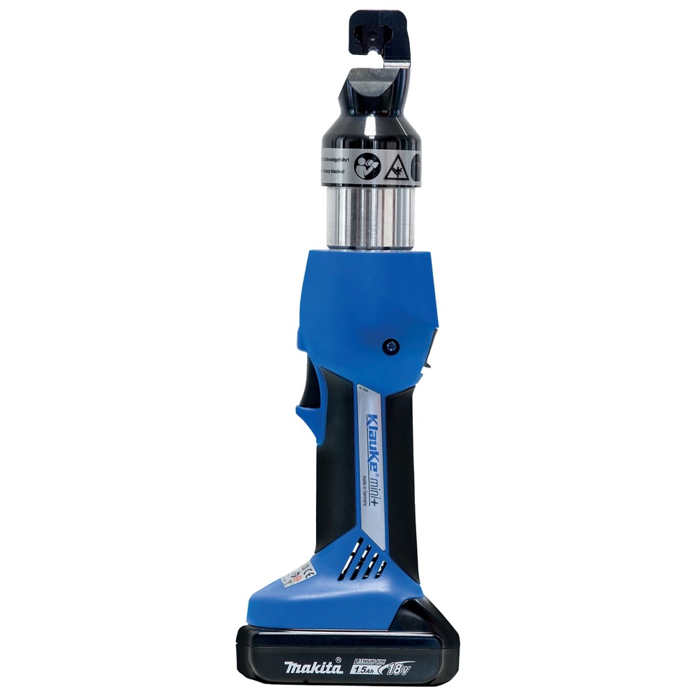 Kìm cắt máng lưới thủy lực Klauke EBS 6 L GKS: cắt dưới 1 giây, không bavia, pin 18V sạc 15 phút