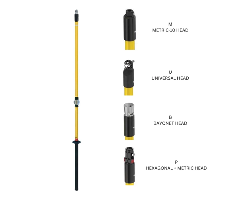 Sào Cách Điện Nối Đoạn Cao Áp Sofamel BMAI-V – 132/220/380kV, 3–6m