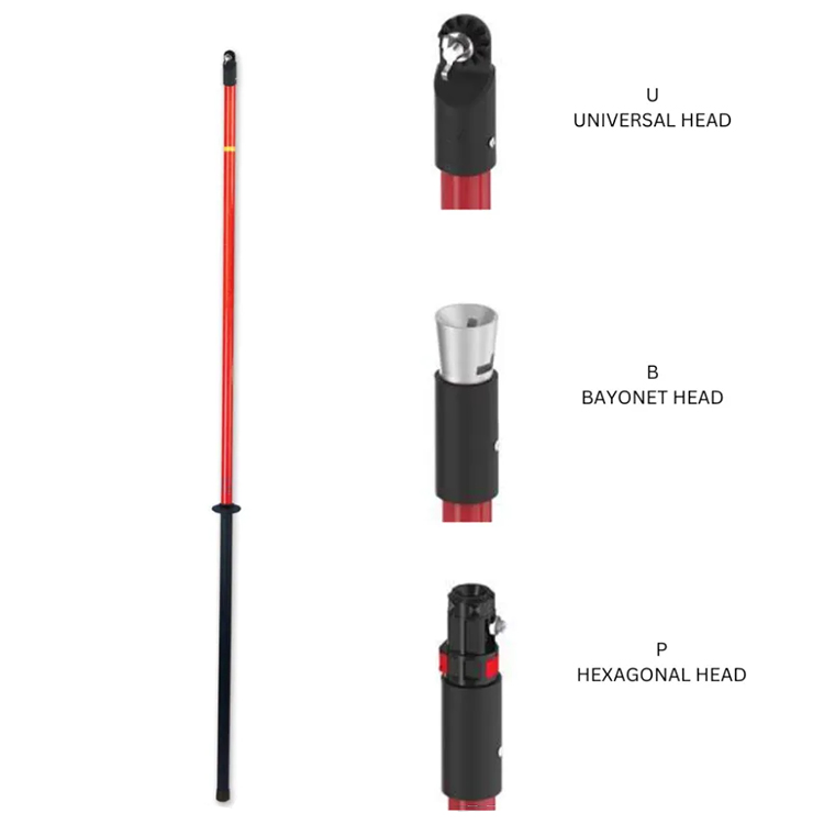 Sào Thao Tác Cách Điện Cao Áp Sofamel BSC-M 30-132kV – Ø32mm, Polyester Sợi Thủy Tinh