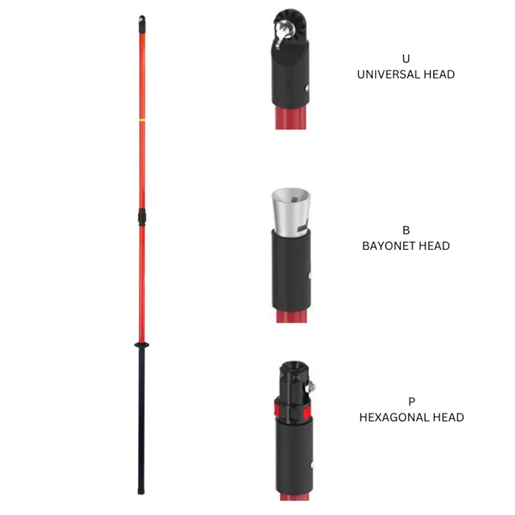Sào Cách Điện Đa Dụng Nối Đoạn Sofamel 619 BSC-M – 2–3 m, 45–132 kV