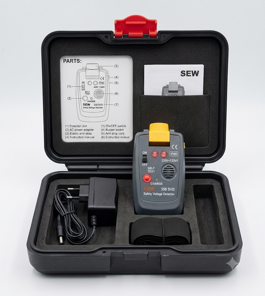 Thiết bị cảnh báo cá nhân SEW 350 SVD – Phát hiện điện áp AC không tiếp xúc đến 132 kV