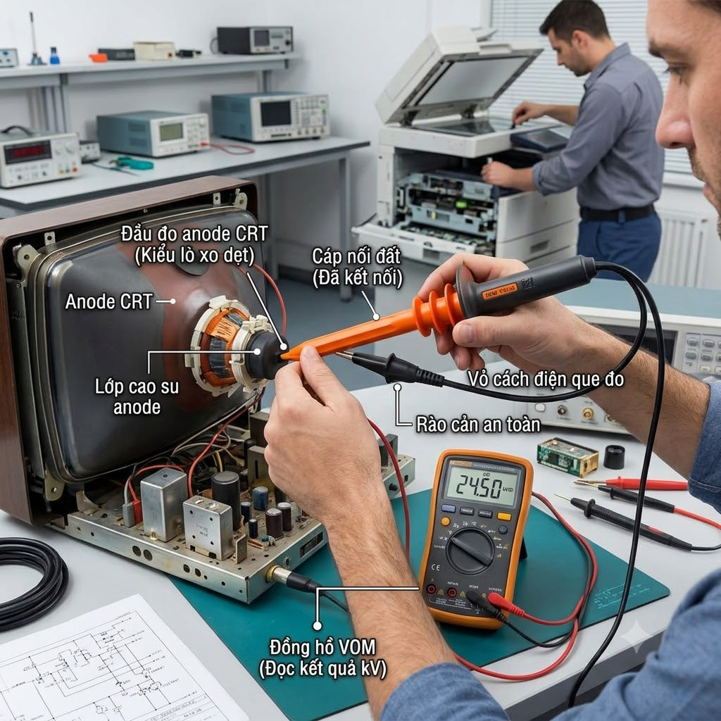 Thiết bị dò điện áp cao SEW PD-20S – Đầu dò cao áp 30 kV DC / 20 kV AC cho máy hiện sóng