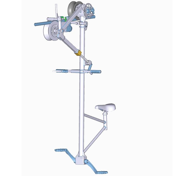 Xe đạp đi dây ZECK LBP-01-01 | Xe kiểm tra và bảo trì đường dây trên không