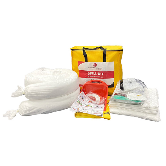 Bộ ứng phó xử lý sự cố tràn dầu 30L N-FIBER SK30: Cho gara, văn phòng và xưởng nhỏ