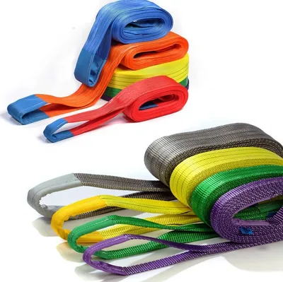 Cáp Vải Bản Dẹt 2 Đầu Mắt Myung Sung MS-1 | Webbing Sling Eye to Eye