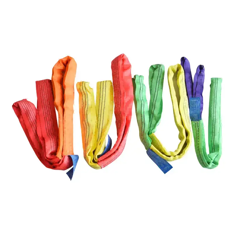 Cáp Vải Tròn 2 Đầu Mắt Myung Sung MPR-WLL-EE tải trọng 1–40 tấn — ảnh 3