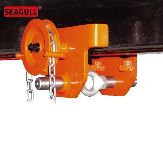 Con chạy xích kéo tay 0.5–5 tấn Seagull CSL-Y4 – Giải pháp di chuyển tải nặng trên dầm I chắc chắn, bền bỉ và dễ vận hành