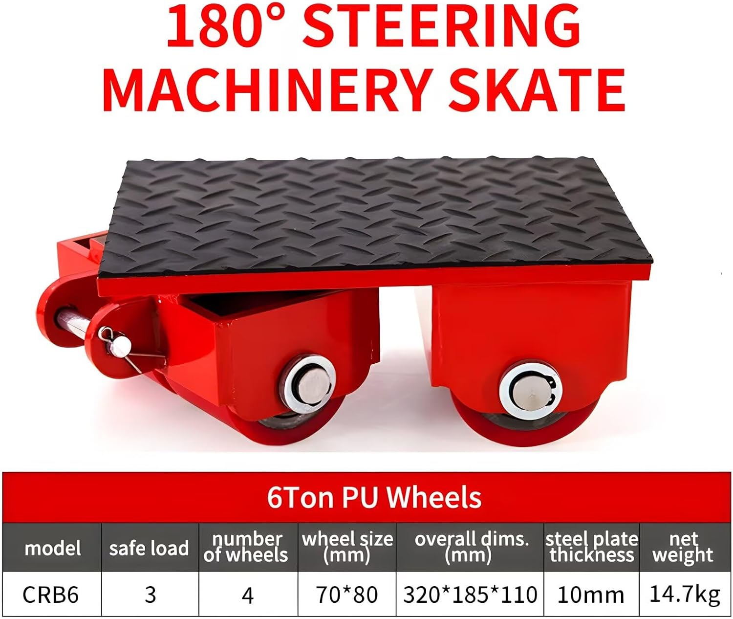 Con Lăn Chuyển Hàng Dẫn Hướng KENBO CRD – Xe Chuyển Máy 6–12 Tấn — ảnh 7
