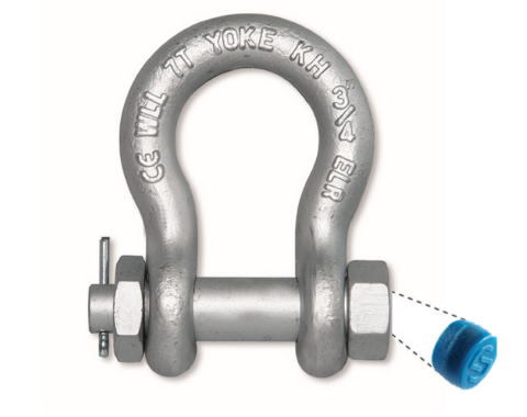Ma ní Omega chốt an toàn YOKE 8-808 | Bow Shackle tải trọng cao 1.2–55 tấn