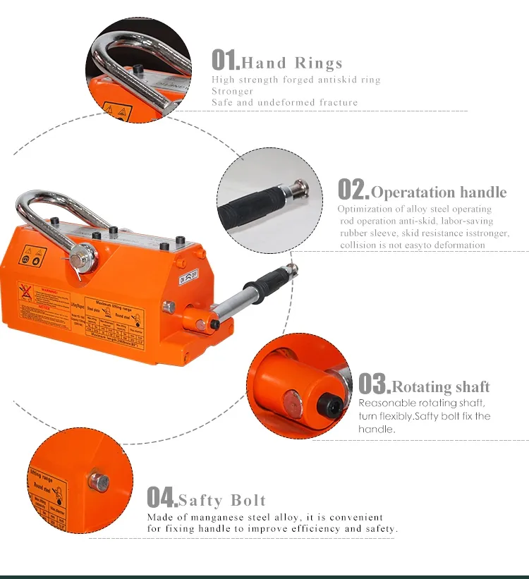 Nam Châm Cẩu Hàng KENBO PML – Nam Châm Nâng Thép Vĩnh Cửu 400kg–10 Tấn — ảnh 3