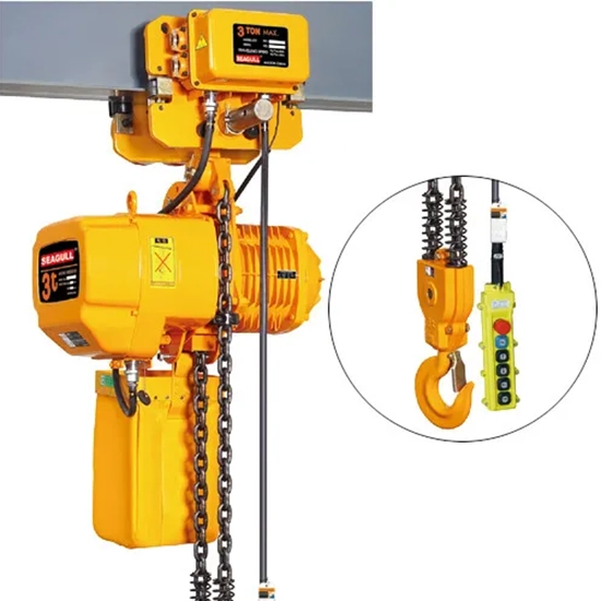 Pa lăng điện di chuyển 0.5–10 tấn Seagull SGW-SE – Pa lăng xích điện công nghiệp hiệu suất cao — ảnh 4