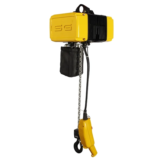 Pa lăng xích điện 1 pha Seagull SG – Giải pháp nâng hạ nhẹ, an toàn và tiện dụng cho xưởng sản xuất, kho bãi