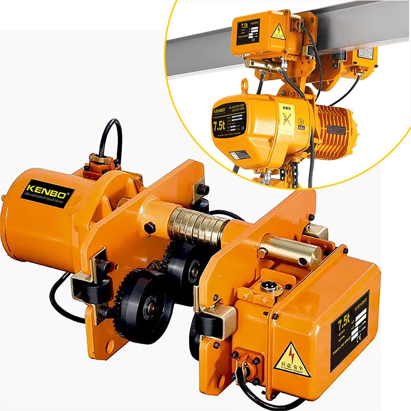 Pa lăng xích điện di chuyển KENBO KKBBM 0.5–15 tấn | 220V & 380V — ảnh 5