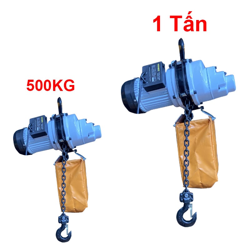 Pa lăng xích điện KENBO CH | 220V | Tải trọng 500kg - 1 tấn | Nhỏ gọn, tiện lợi