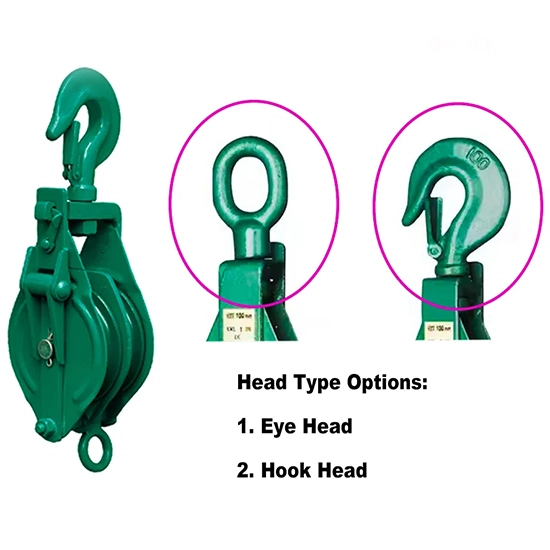 Ròng Rọc Đôi Đầu Móc 0.5–10 Tấn KONDOTEC DY×2S: Nâng Hạ An Toàn — ảnh 4