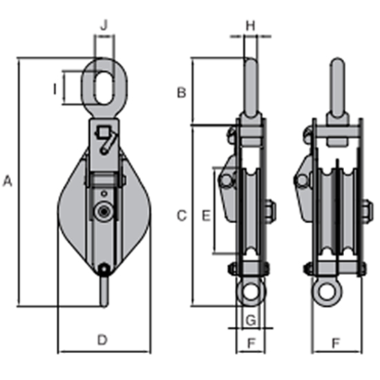 Ròng Rọc Đơn Đầu Mắt KBC KP-5031-1A Hàn Quốc: Giải Pháp Nâng Hạ An Toàn 0.5–4 Tấn — ảnh 4
