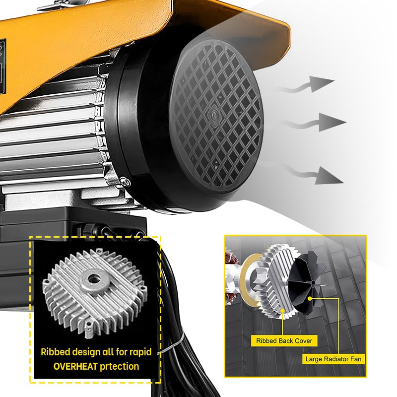 Tời Cáp Điện Treo KENBO PA PRO – Nhỏ Gọn Hiện Đại, Tốc Độ 20m/phút, Tải Trọng Đến 400kg — ảnh 6