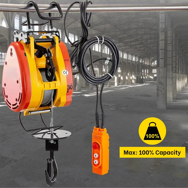 Tời Cáp Điện Treo KENBO SK – Nhỏ Gọn Tiện Lợi, Tốc Độ 23m/phút, Tải Trọng 160–500kg, Điện 220V — ảnh 4