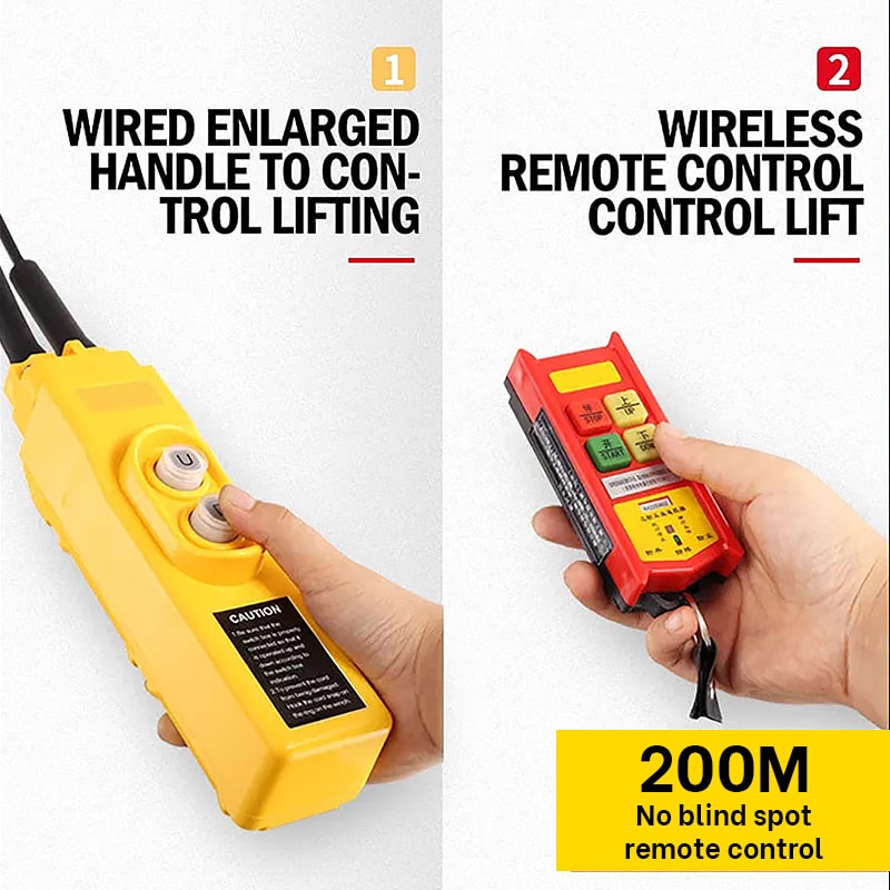 Tời Cáp Điện Treo KENBO SK – Nhỏ Gọn Tiện Lợi, Tốc Độ 23m/phút, Tải Trọng 160–500kg, Điện 220V — ảnh 8