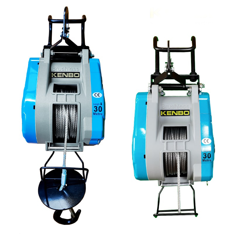Tời Cáp Điện Treo KENBO SK750 — Nâng 750kg, Động Cơ Không Chổi Than, Phanh Kép An Toàn — ảnh 3