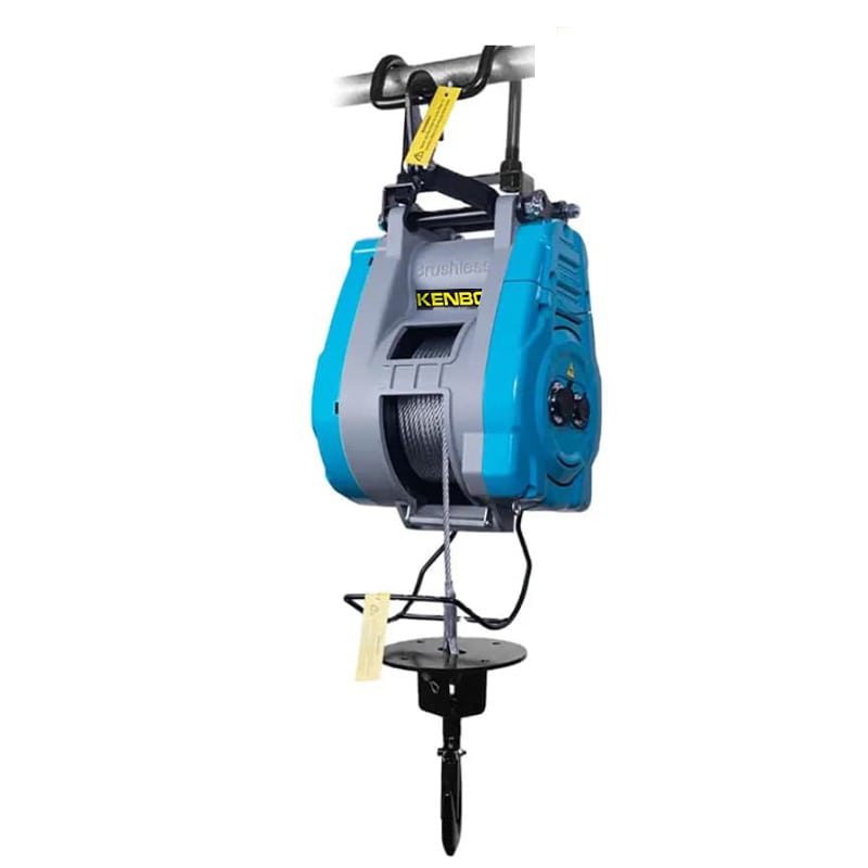 Tời Cáp Điện Treo KENBO SK750 — Nâng 750kg, Động Cơ Không Chổi Than, Phanh Kép An Toàn