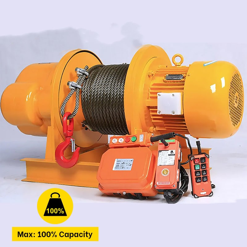 Tời Kéo Mặt Đất KENBO KCD 3 Tấn – 5 Tấn, Điện 380V, Phanh Điện Từ — ảnh 3