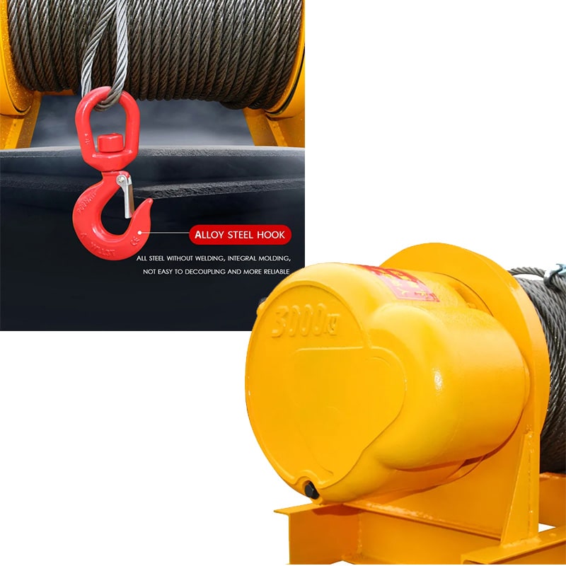 Tời Kéo Mặt Đất KENBO KCD 3 Tấn – 5 Tấn, Điện 380V, Phanh Điện Từ — ảnh 5