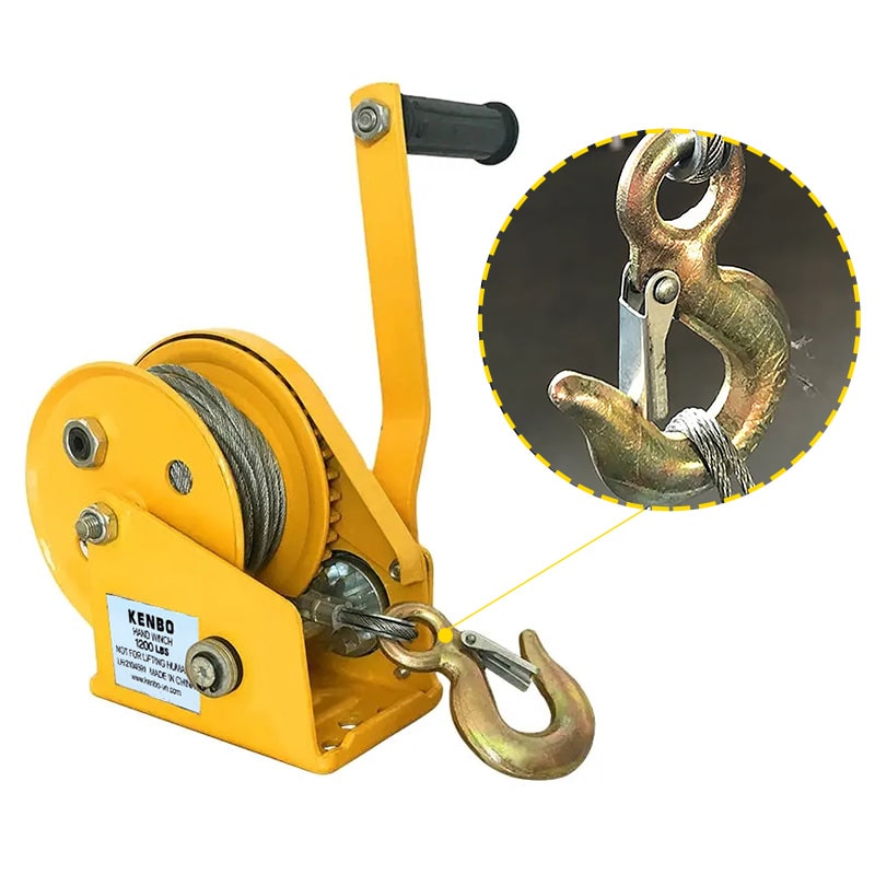 Tời mini quay tay KENBO HW | Tải trọng 544–1170kg | Gọn nhẹ, không cần điện — ảnh 8