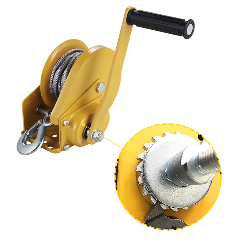 Tời mini quay tay KENBO HW | Tải trọng 544–1170kg | Gọn nhẹ, không cần điện — ảnh 7