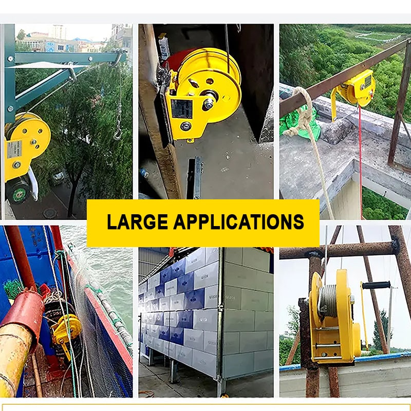 Tời mini quay tay KENBO HW | Tải trọng 544–1170kg | Gọn nhẹ, không cần điện — ảnh 4