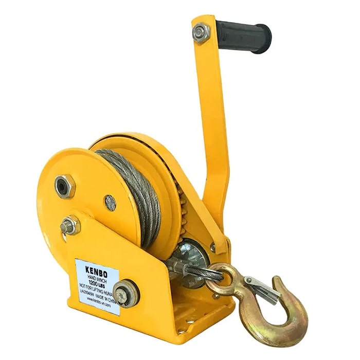 Tời mini quay tay KENBO HW | Tải trọng 544–1170kg | Gọn nhẹ, không cần điện