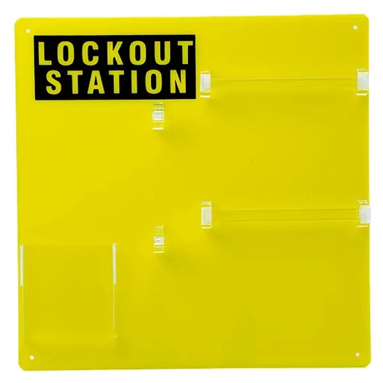 Bảng Quản Lý Khóa LOTO PROLOCKEY LK12 – 16 Vị Trí, 2 Móc, 1 Túi Đựng, Acrylic Trong Suốt