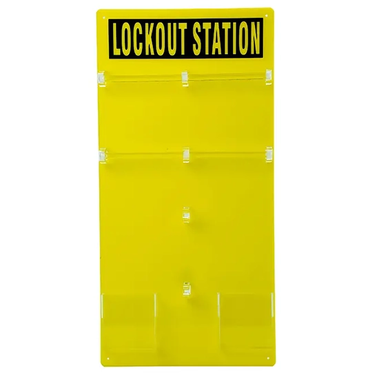 Bảng Quản Lý Khóa LOTO PROLOCKEY LK13 – 32 Vị Trí, 2 Móc, 2 Túi Đựng, Acrylic