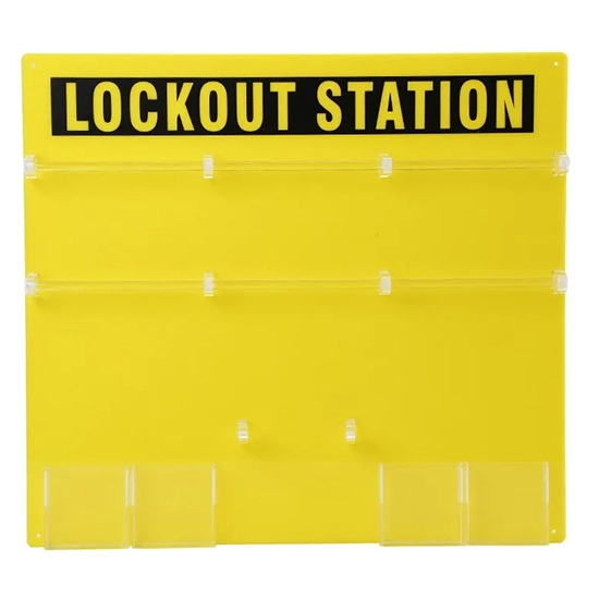 Bảng Quản Lý Khóa LOTO PROLOCKEY LK14 – 60 Vị Trí, 2 Móc, 4 Túi Đựng, Acrylic