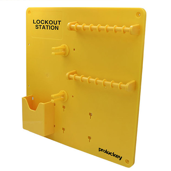 Bảng Quản Lý Khóa LOTO PROLOCKEY LS22 – 16 Vị Trí Treo Khóa, 2 Móc, 1 Túi Đựng